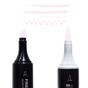 Finecolour Brush сахаристо-миндальный розовый RV343