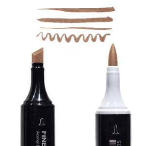 Finecolour Brush темно-коричневый E437
