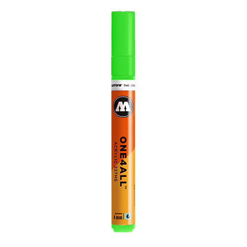 Акриловый маркер Molotow ONE4ALL 227HS 4 мм зеленый флуоресцентный 232