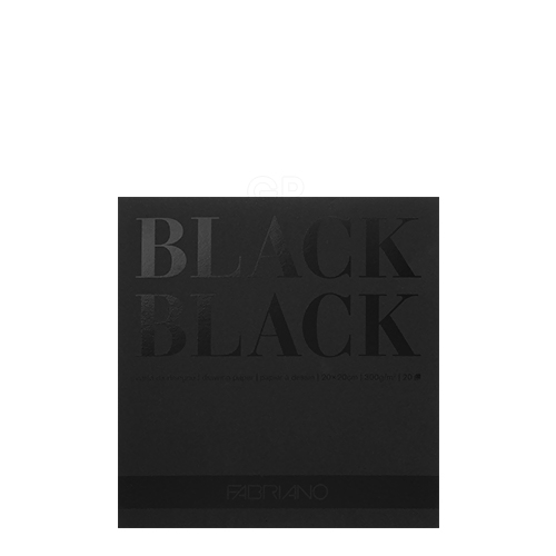 Альбом Black Black 20x20 см 300 г/м2 20 листов