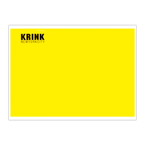 Стикер Krink EggShell желтый
