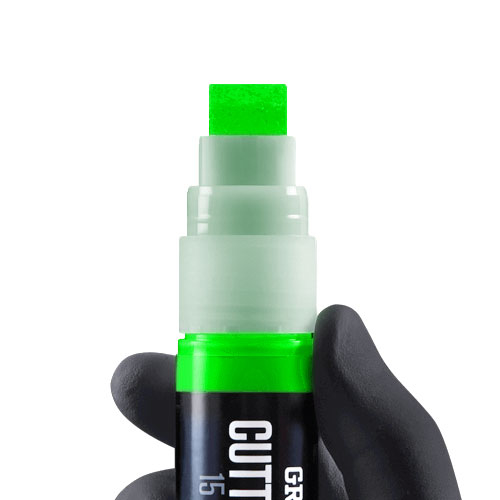 Grog Cutter 15 Paint Marker - 15mm - Neon Green